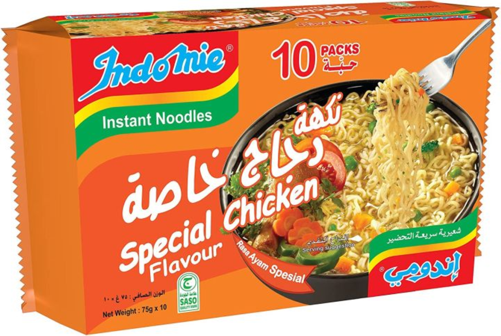 INDOMIE SPECIAL CHICKEN FLAVOUR NOODLES 75G